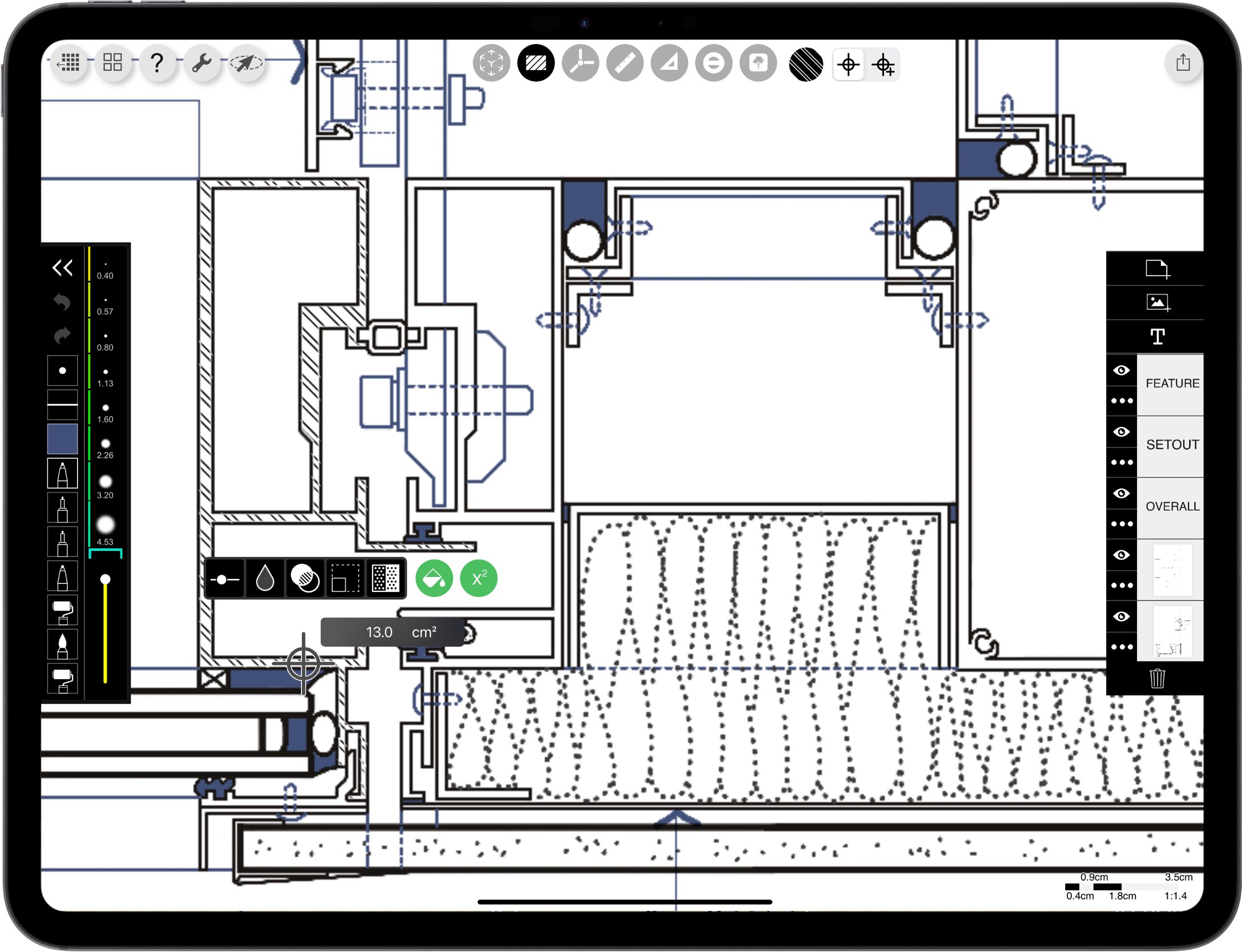 best app for Engineers Contractors_ iPad drawing for Engineering Construction_detail drawing